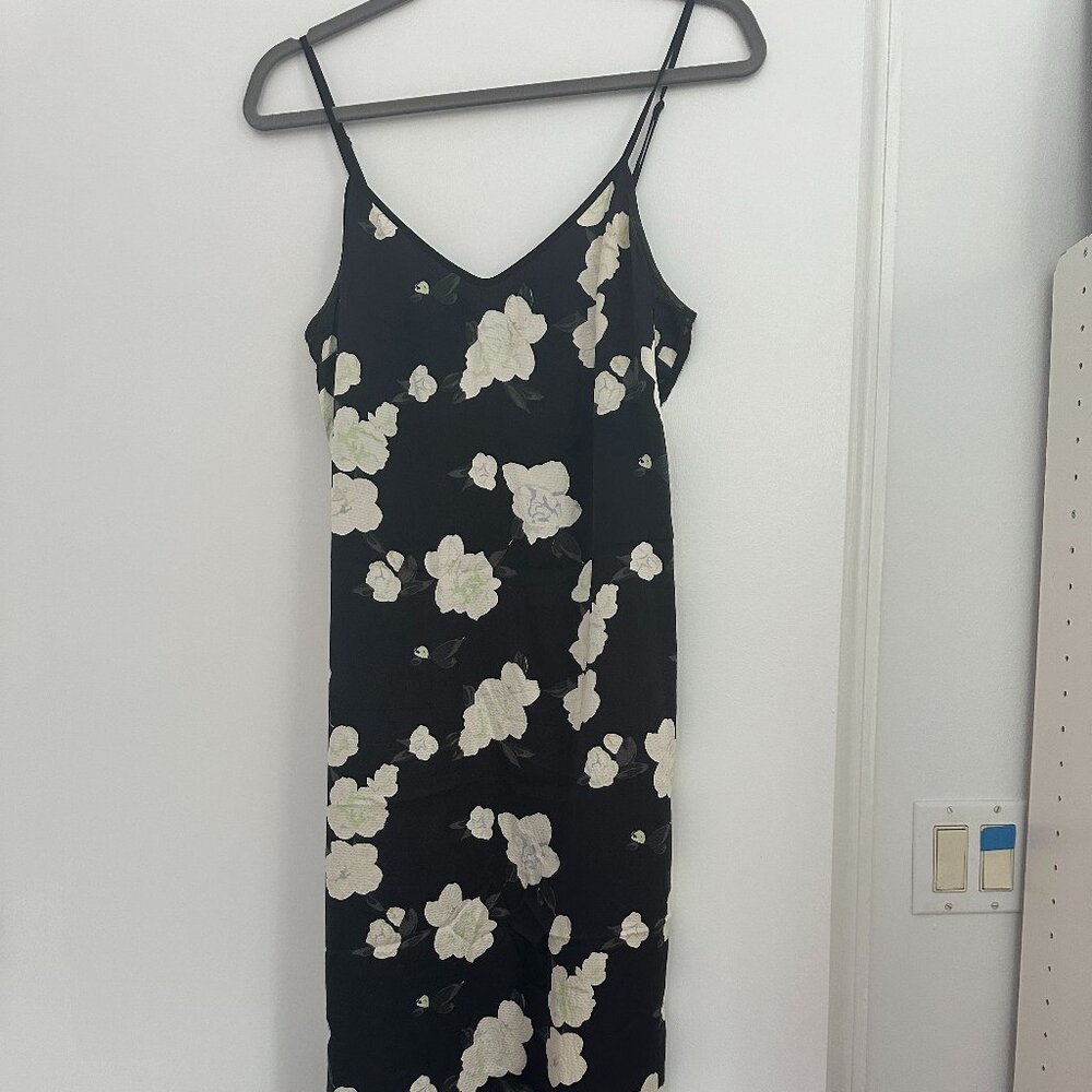 Club Monaco silk slip dress